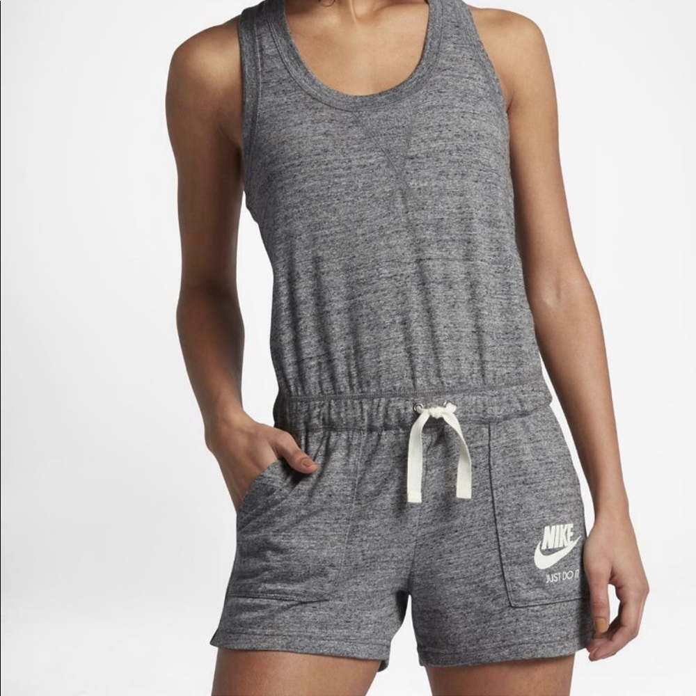 Vintage gray Nike gym romper